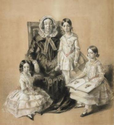 Mrs Rosa Samuel and her three daughters