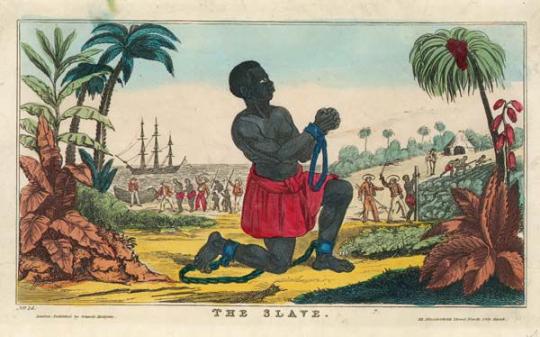The Slave, published by Orlando Hodgson, 1820