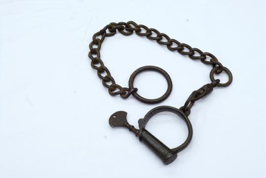 Slave shackle, about 1780-1804