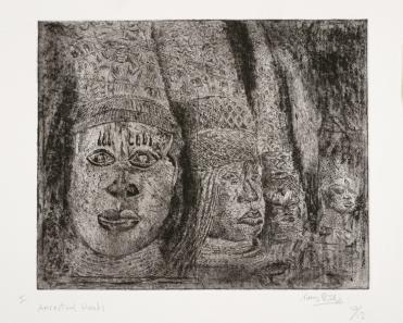 History of the Benin bronzes, Plate 1: Ancestral Heads