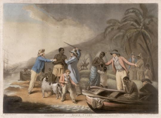 Slave Trade, by John Raphael Smith after George Morland, 1791