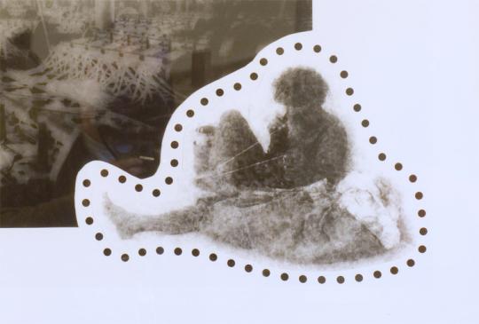 Photographic Montage II (detail), by Iftikhar Dadi, 1996