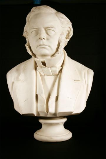 Bust of John Bright, made by Robinson & Leadbetter, 1867