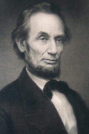 Abraham Lincoln, by William E Marshall, 1866